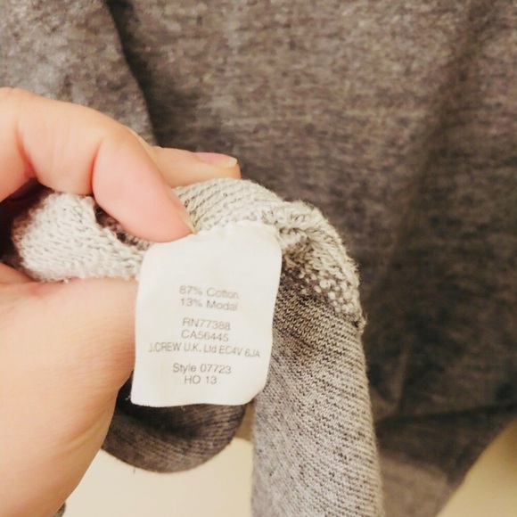 J. CREW “Vintage” Metallic Foiled Geo Print Sweatshirt - Picture 4 of 7